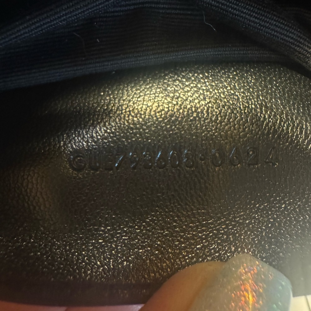 Yves Saint Laurent Black and Gold Quilted Shoulder Bag - Picture 12 of 12